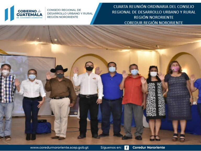 Cuarta Reunión Ordibaria del Consejo Regional.