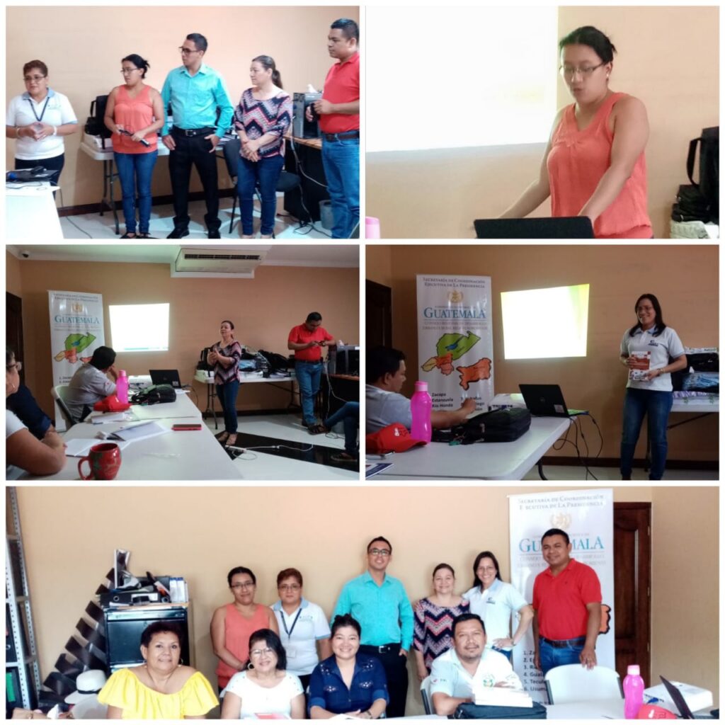 Capacitación del Módulo II el Proyecto de Gobernabilidad Urbana con el apoyo de USAID y con la coordinación de UPCV, SEGEPLAN, COREDUR NORORIENTE