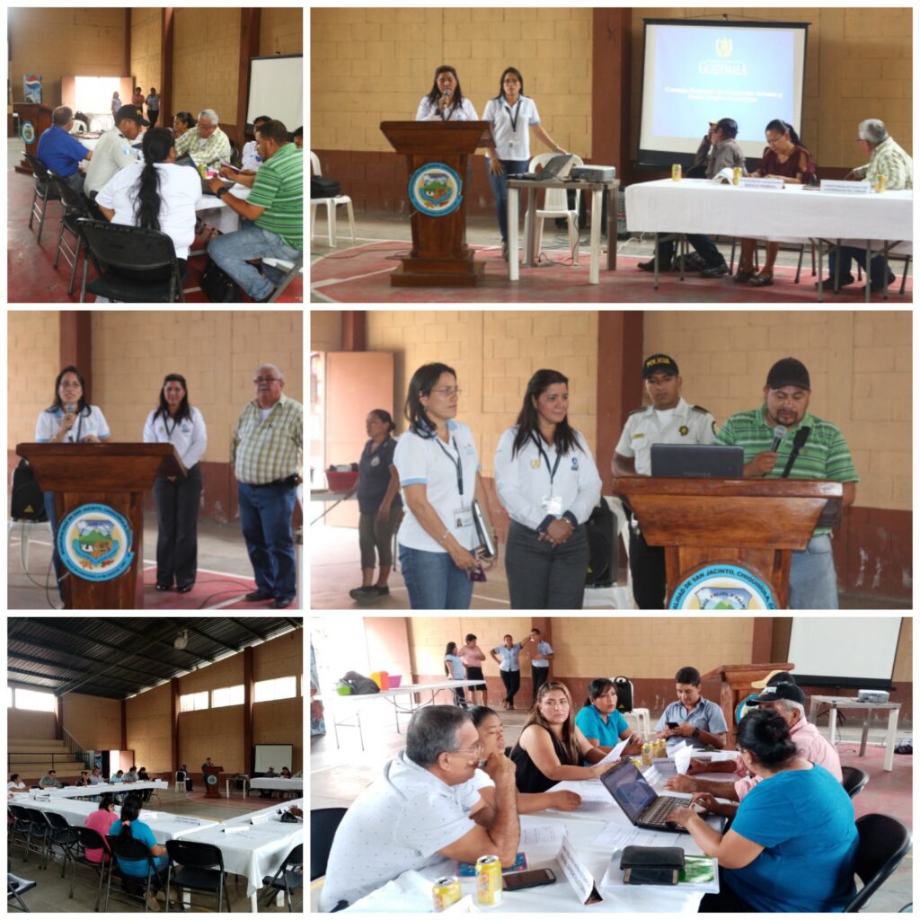 Socialización e implementación del autodiagnóstico San Jacinto, Chiquimula.