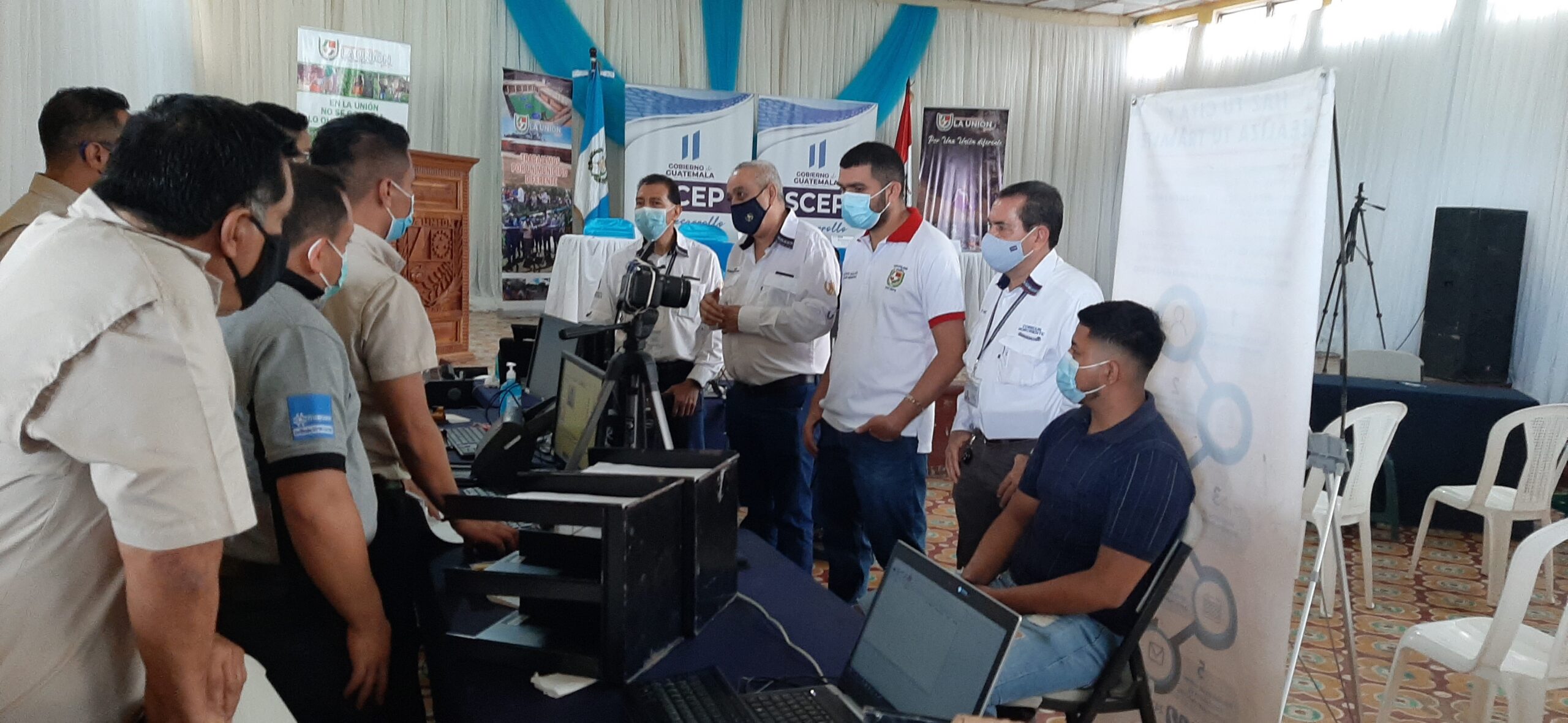 Inauguración de Jornada Móvil en el municipio de la Unión departamento de Zacapa